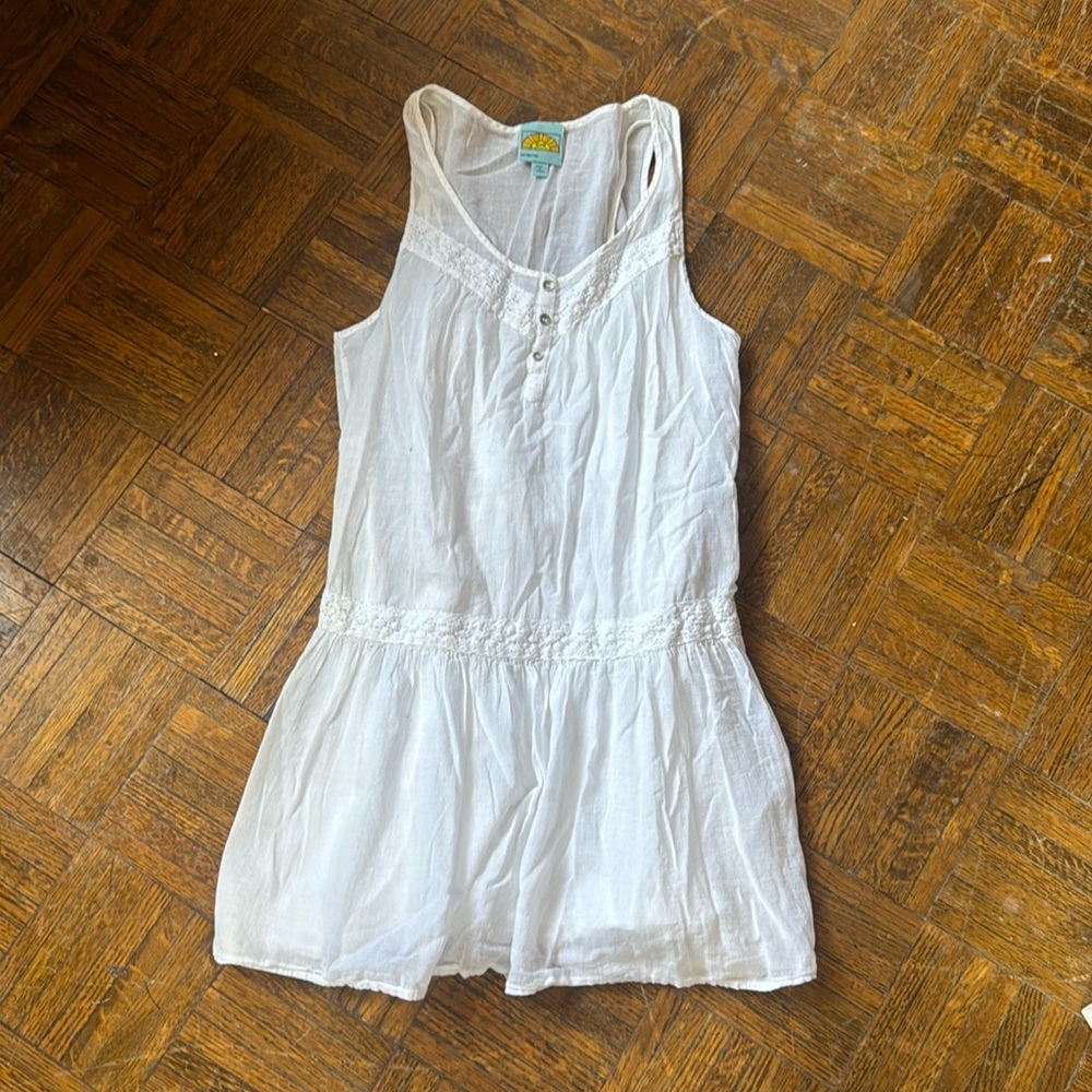 C&C California White Summer Dress Medium
